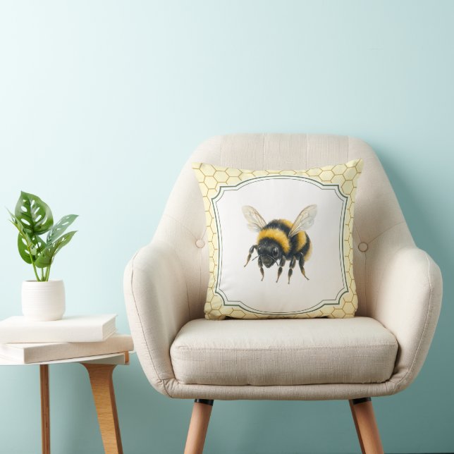 Coussin de Campagne avec Bourdon (Chaise)
