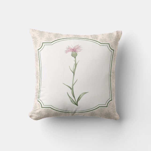 Coussin de campagne florale (Recto)