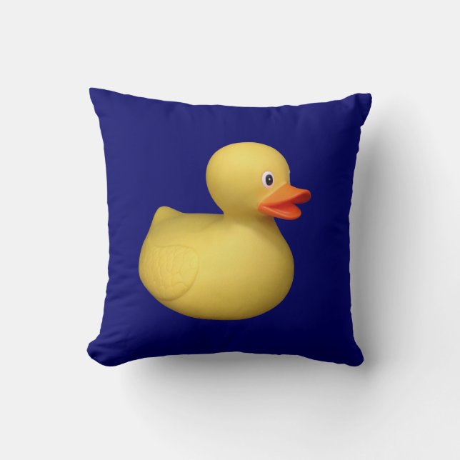 Coussin de canard en caoutchouc bleu (Recto)