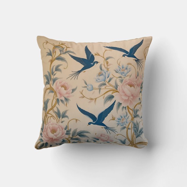 Coussin de Carré de conception persan traditionnel (Verso)