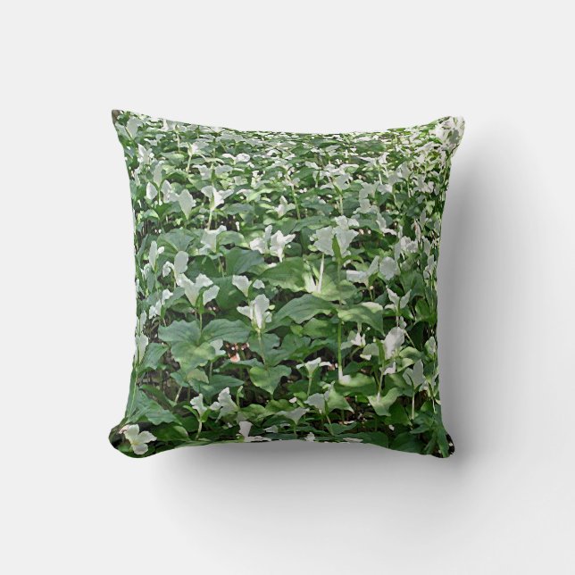 coussin de champ de trillium (Recto)