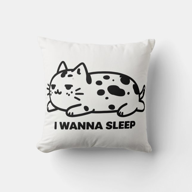 coussin de chat endormi (Recto)