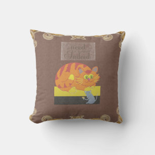 Coussin de chat et souris