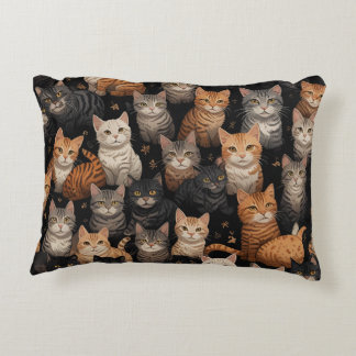 coussin de chat mignon