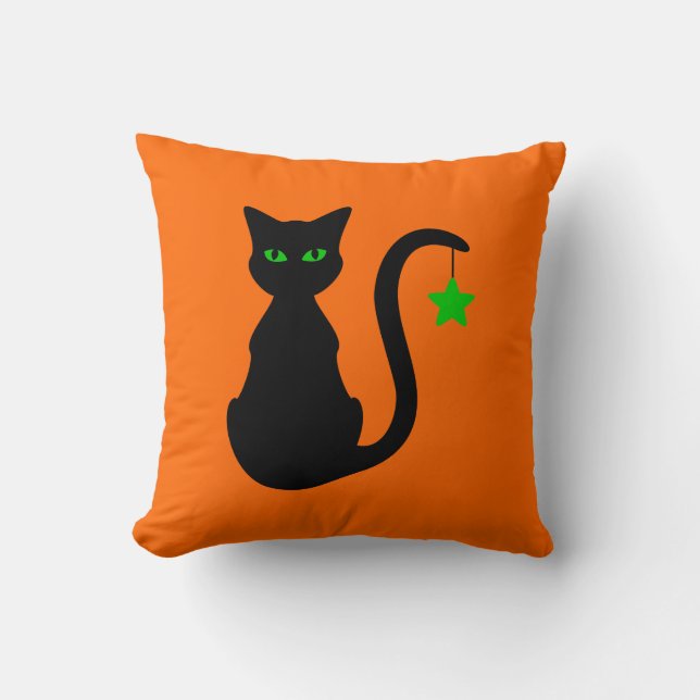 Coussin de chat noir (Recto)