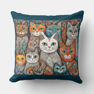 Coussin de chats apaisant