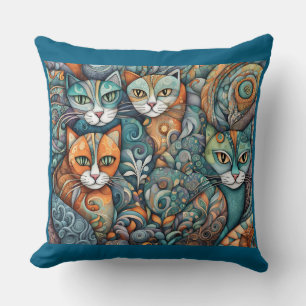 coussin de chats apaisants
