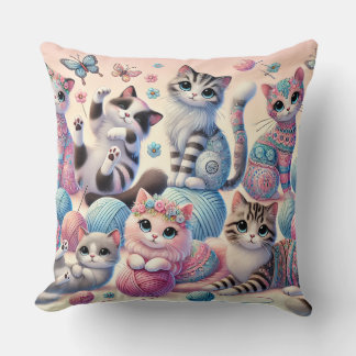 Coussin de chats mignons