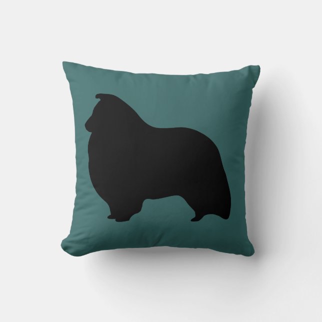 Coussin de chien de berger de Shetland (Recto)