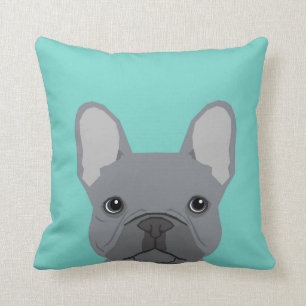 coussin de chien de chiot à la menthe à la françai