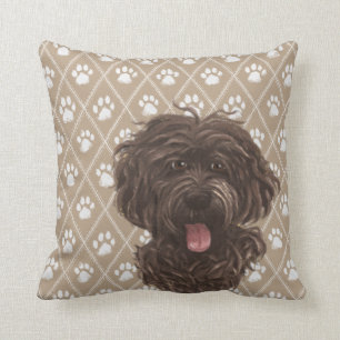 Coussin de chien de Labradoodle/amour de