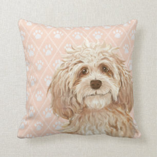 Coussin de chien de Labradoodle/amour de