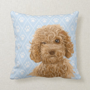 Coussin de chien de Labradoodle/amour de