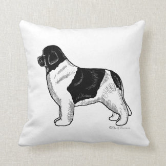 Coussin de chien de Landseer Terre-Neuve