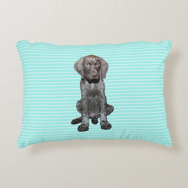 Coussin de chien grizzli de chiot brillant (Devant)