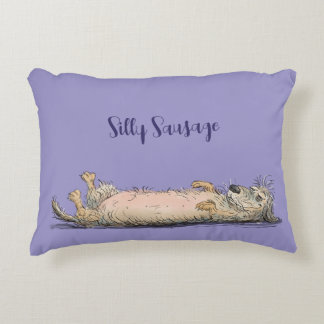 Coussin de chien saucisse drôle de teckel