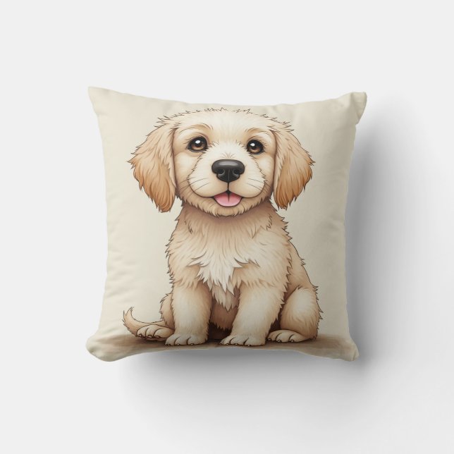 coussin de chiot et d'os (Baby Retriever) (Recto)