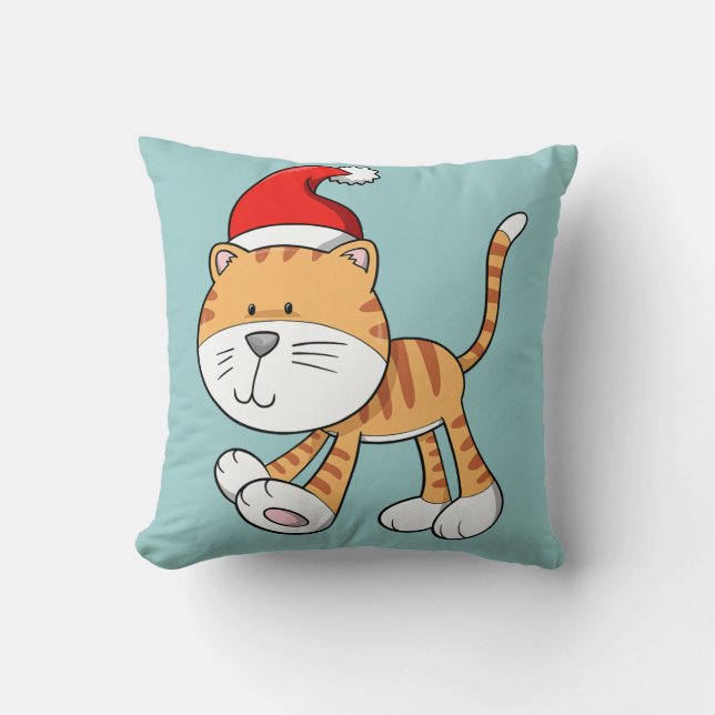 Coussin de Christmas Kitty "Gizmo" (Recto)