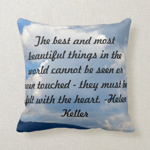 Coussin de ciel du Montana de citation de Helen