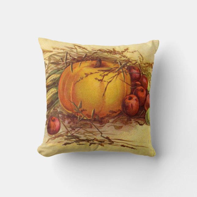 Coussin de citrouille de thanksgiving et d'accent (Recto)