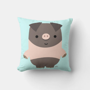 Coussin de cochon cartonné mignon