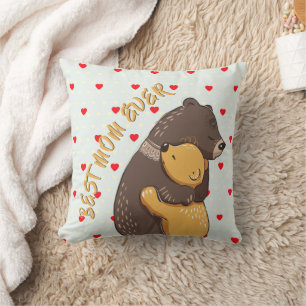 Coussin de coeur, cadeau de jour de la mère, la me