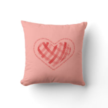 Coussin de cœur de la Saint-Valentin mignon