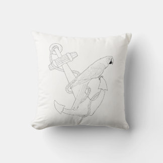 Coussin de coloration pour adultes de perroquets n