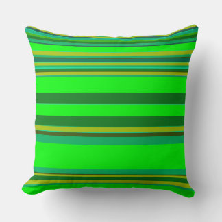 Coussin de concepteur Customisé de bande couleur v