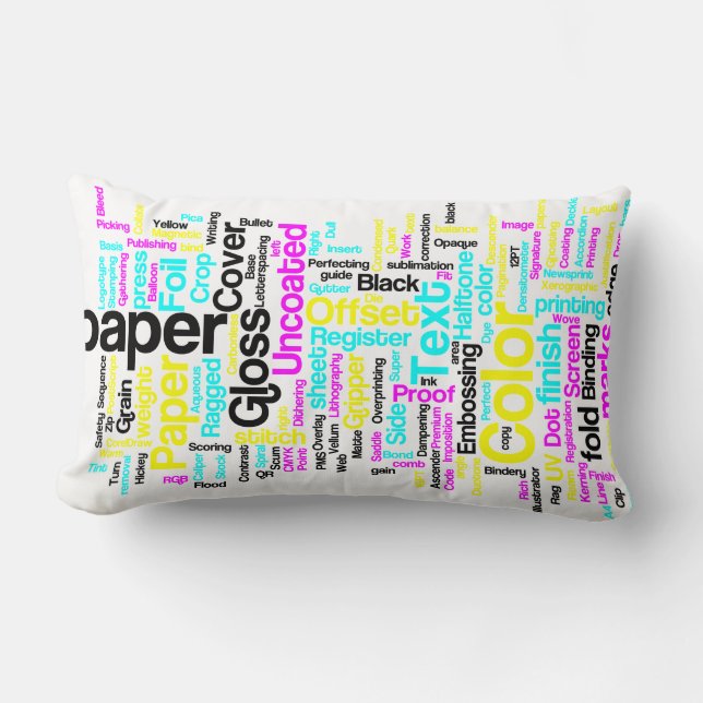 Coussin de concepteurs de CMYK (Recto)