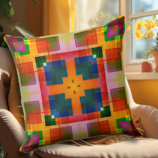 Coussin de conception abstraite géométrique modern