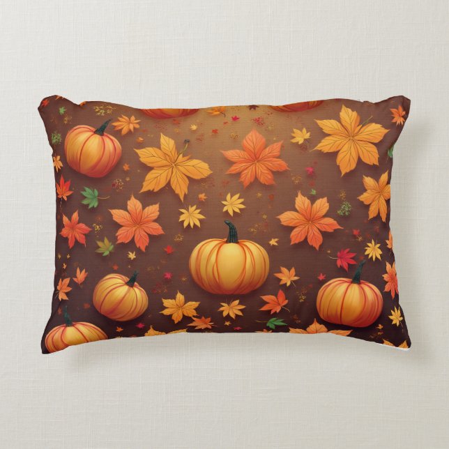 Coussin de conception d'automne (Devant)