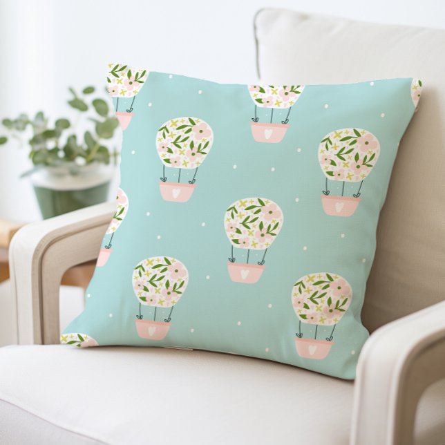 Coussin de conception de ballon à air chaud (Créateur téléchargé)