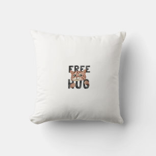 Coussin de conception de chat de taille libre   Fe