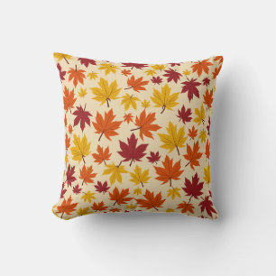 Coussin de conception motif feuille d'érable
