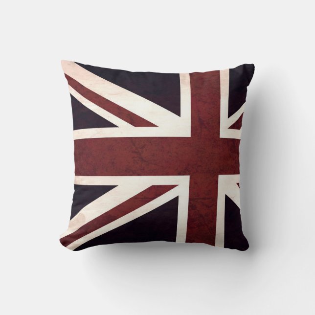 coussin de conception Union Jack Vintage (Recto)