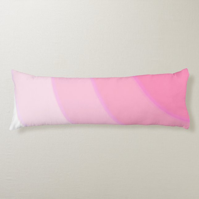 Coussin de corps à perles roses (Devant)