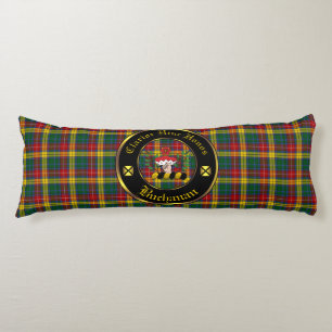 Coussin de corps de clan et de tartan de Buchanan
