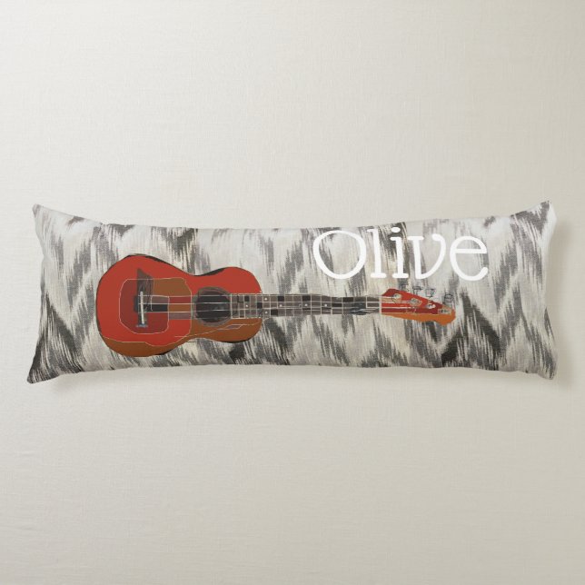 Coussin de corps de guitare de Chevron (Devant)