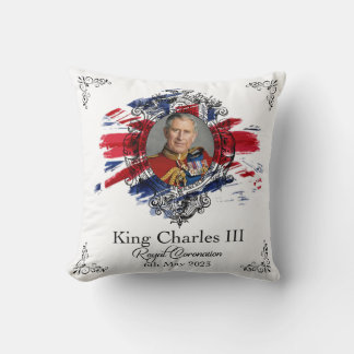 Coussin de couronnement du roi Charles III / Couss