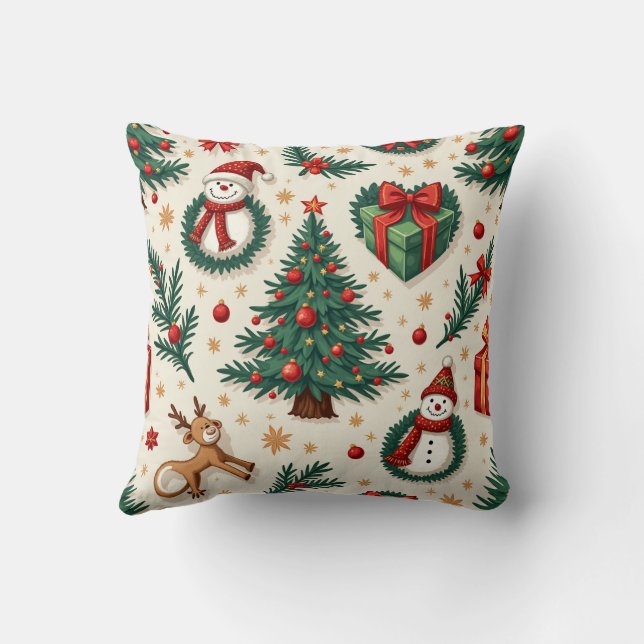 Coussin de coussin de Noël (Verso)