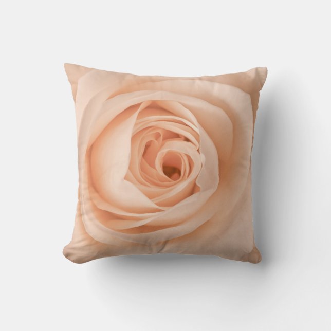 Coussin de coussin de rose de pêche (Recto)