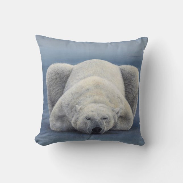 COUSSIN DE COUSSIN DE SOMMEIL D'OURS BLANC (Recto)