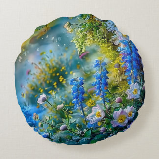 Coussin de coussin Hyacinth fleurs