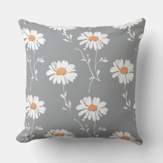 coussin de coussin motif à fleurs