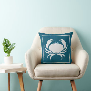 Coussin de crabe Turquoise