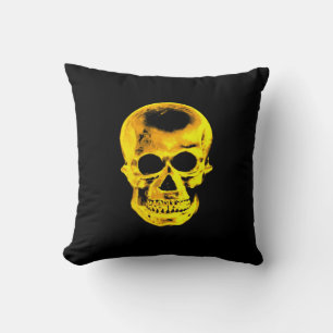 Coussin de crâne d'or