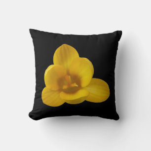 Coussin de crocus jaune