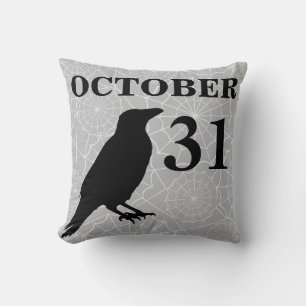 coussin de croix d'Halloween vintage