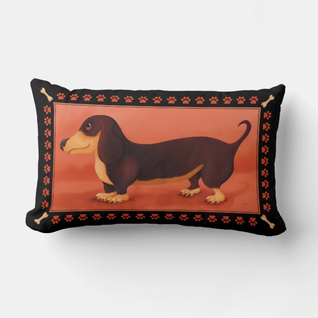 Coussin de Dachshund (Recto)